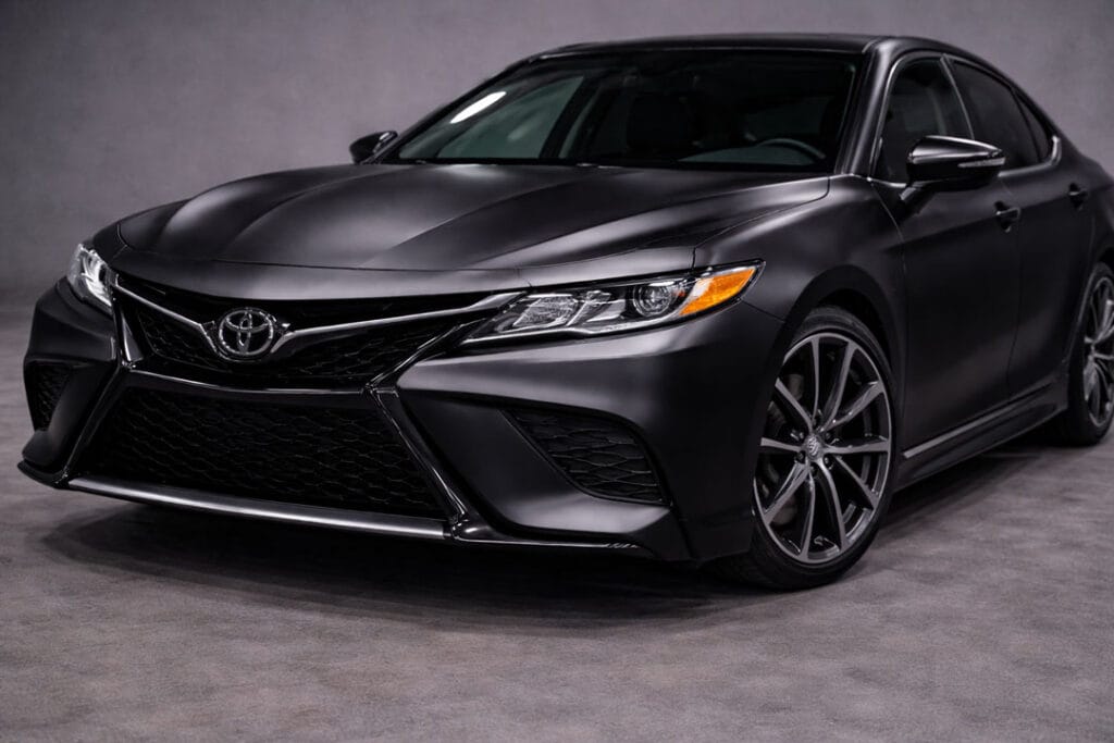 Black-cars-Satin-PPF-(Satin-Paint-Protection-Film) Black cars Satin PPF Satin Paint Protection Film