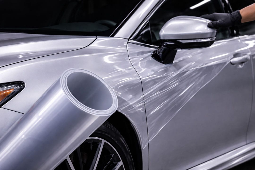 Degré de brillance PPF Ailes avant et coques de rétroviseurs