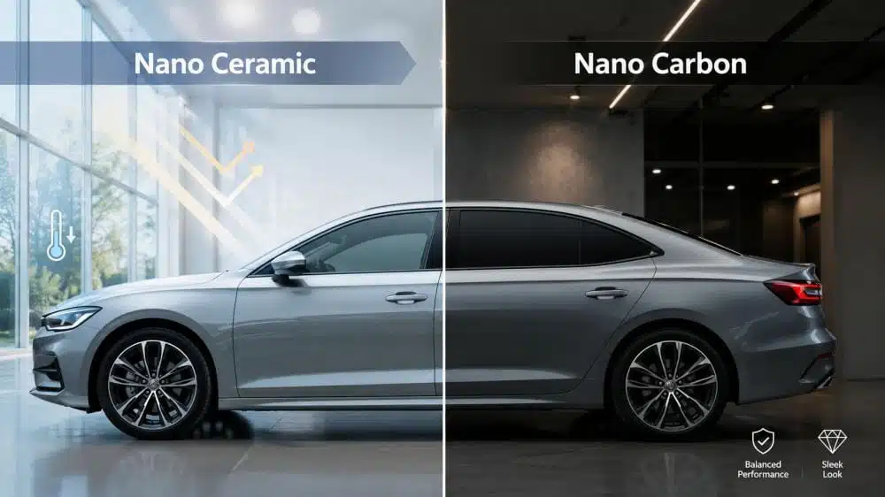 Película para Janela Nano Cerâmica vs. Nano Carbono
