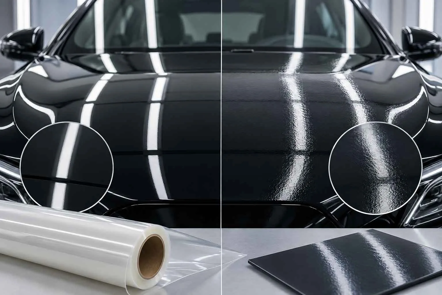 PPF Clarté optique vs effet peau d'orange 4 PPF Clarté optique vs effet peau d'orange